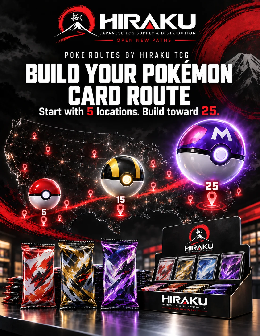 Poke Routes brochure: Poké Ball, Ultra Ball and Master Ball